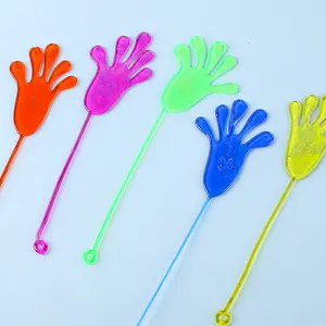 20pcs Kids Toys Retractable Sticky Palms Sticky Stress Relief Venting, Weird and Fun Elastic Sticky Hands, Party Favors, Birthday Gifts