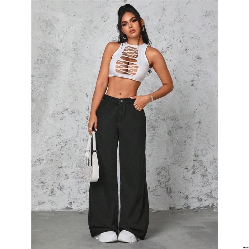 Jeans wide leg women SHEIN
