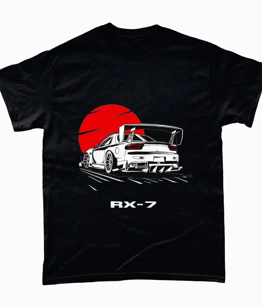 Vintage Classic Sunrise Mazda RX7 Unisex T-Shirt Sweatshirt Hoodie, JDM Car Enthusiast and Fans Gift