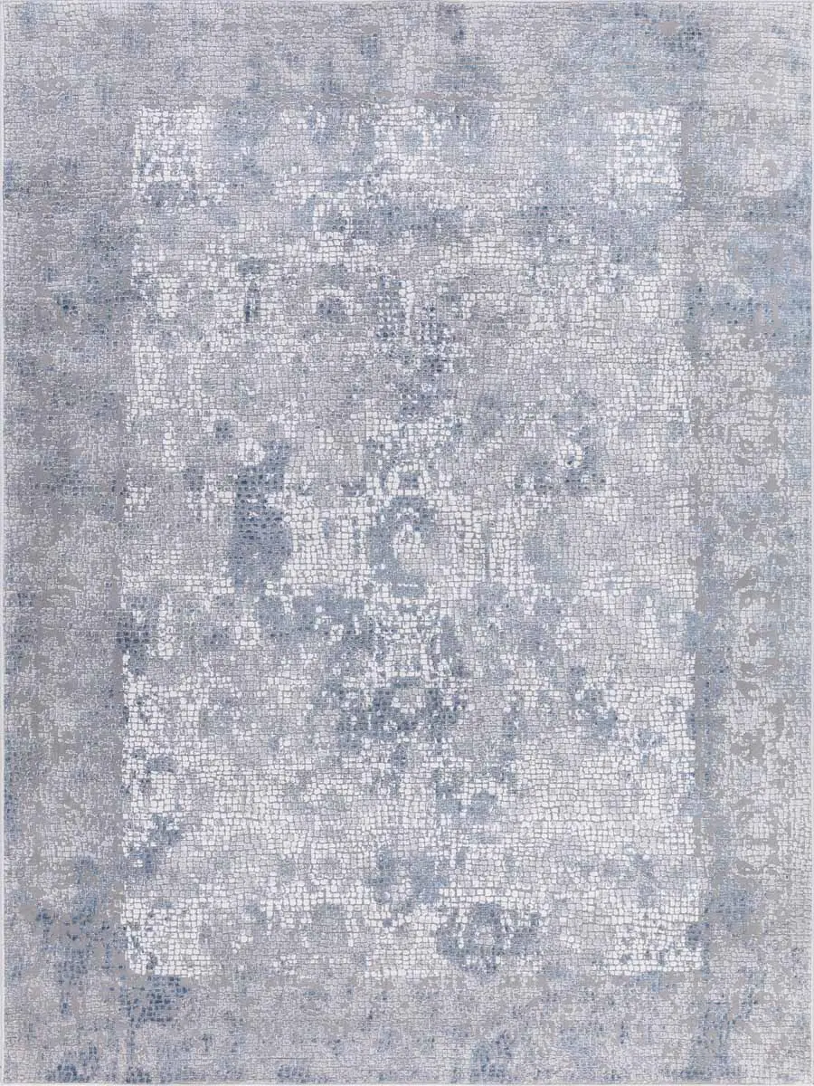 Limited Courteney CY-254 GRAY BLUE Transitional Machinemade Rugs