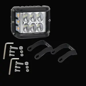 4-Inch LED Pod Lights (Single) - Dual-Color Work & Auxilary Lighting