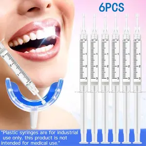 6-Pack Whitening Pen Pap, Deep Cleaning Teeth Gel Pen 3ML, Teeth Whitener, Oral Care Benefits, Phthalate-Free, Fda Registered, Single Item Pack