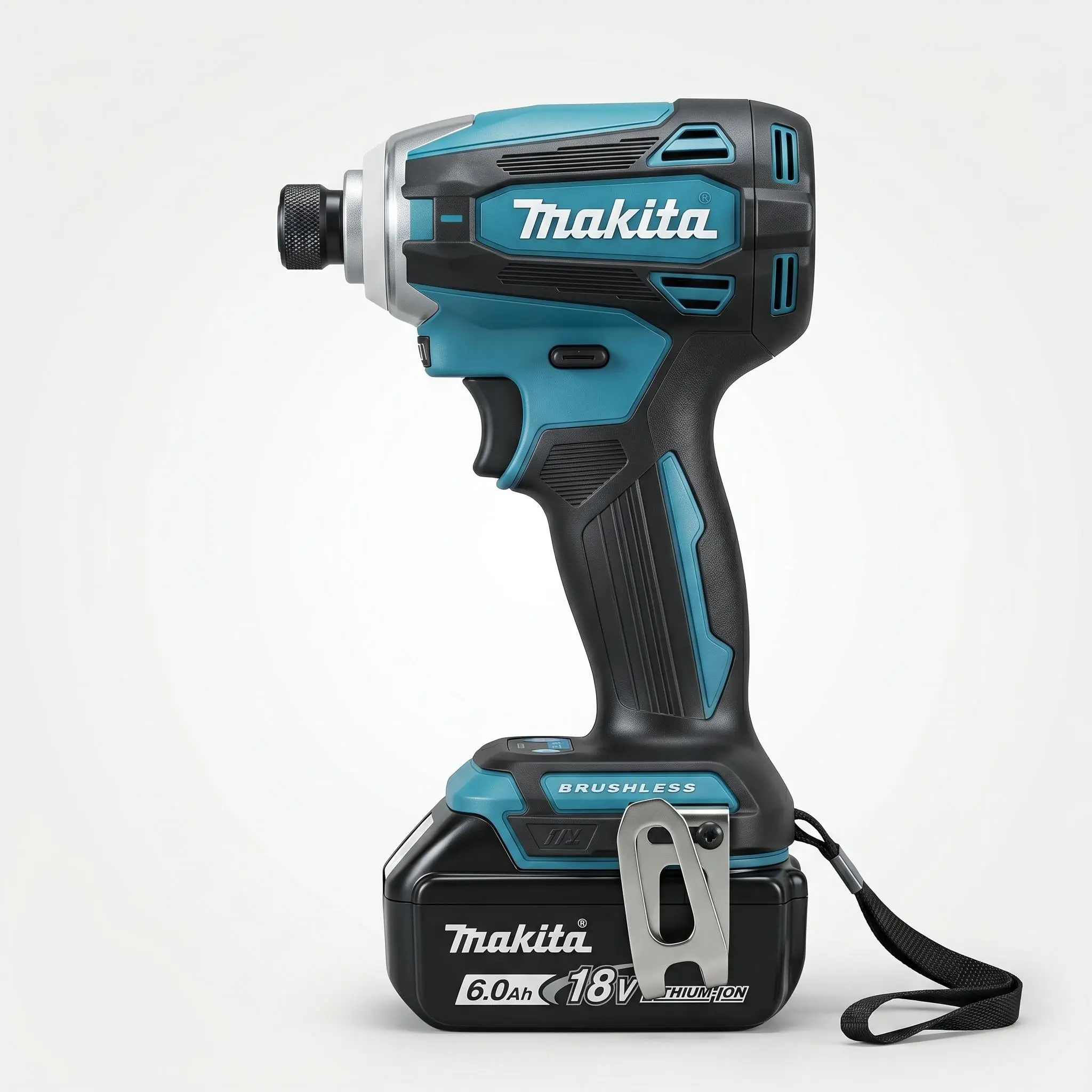 Makita DTD172 1/4 Hex Compact Impact Precision Screwdriver Sets - Tool Only/Kit, 4-Speed Selection, Dual LED Lighting, Ergonomic Grip, Lightweight Balance, Durable Case, Hex Socket Compatibility, for DIY Users (Furniture Assembly, Cabinet Installation)