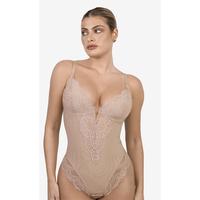 Thong Bodysuit-Pink Skin