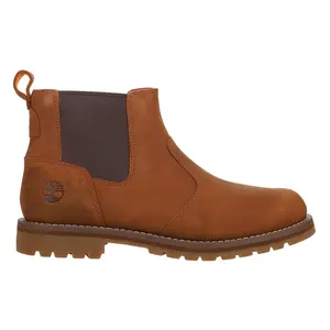 Timberland Mens Redwood Falls Round Toe Chelsea Casual Boots Ankle - Brown