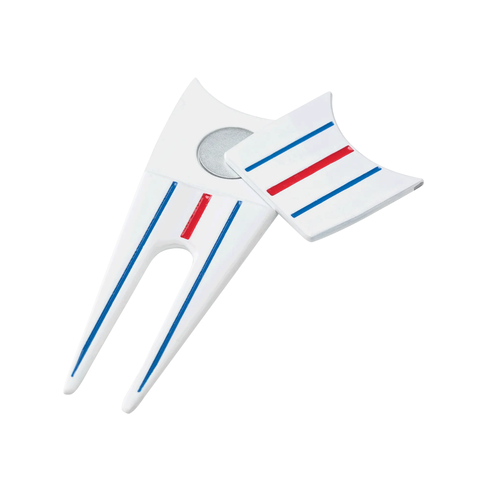 Callaway Golf Triple Track Divot Tool in White Callaway Golf Triple Track Divot Tool in White
