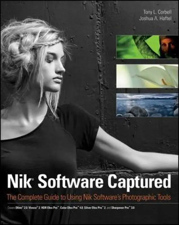 Used Paperback Book - Nik Software Captured: The Complete Tutorial by Tony Corbell for Nik Software's Photographic Tools, English, Wiley Press