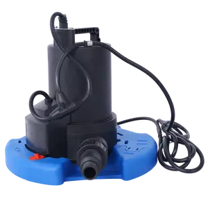 1/4 HP Automatic Swimming Pool Cover Pump 120 V Submersible with 3/4 Check Valve Adapter1850 GPH Water Removal for Pool, Hot Tubs, Rooftops, Water Beds and more
