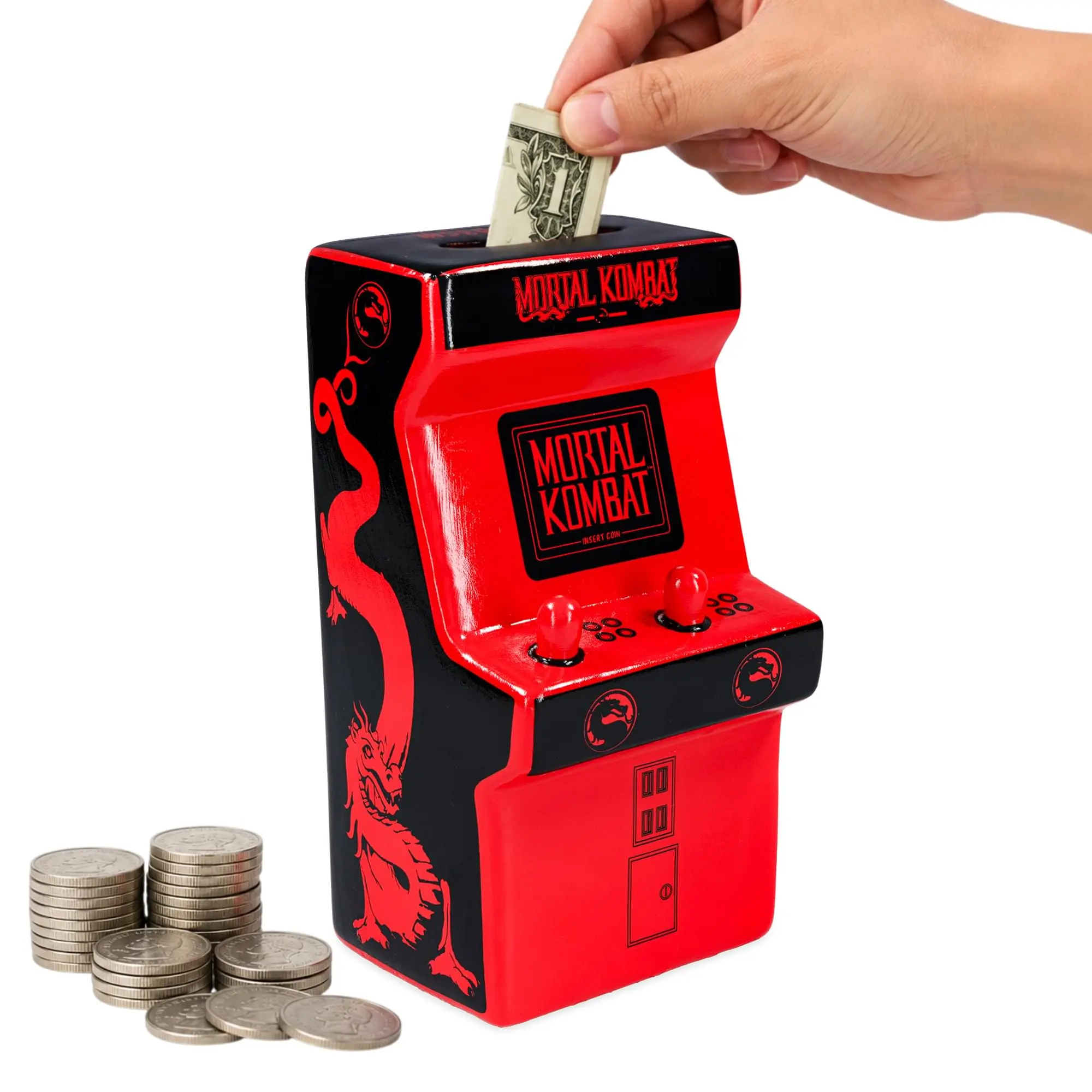 Mortal Kombat Classic Arcade 6-Inch Ceramic Coin Bank