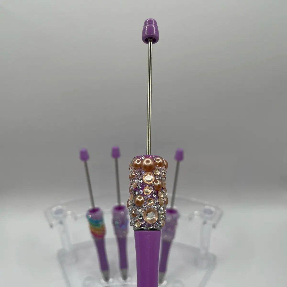 Blank DIY pen with a handmade decorative wrap