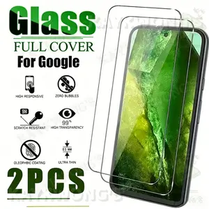 KAYKWONG'S 2-Pack Ultra HD Protective Tempered Glass Film for Google Pixel 7/7a/8/8 Pro/8a/9/9 Pro/9a/9 Pro Xl/10/10 Pro/10 Pro Xl/10 a Series, Anti-Fingerprint, Ideal Gift