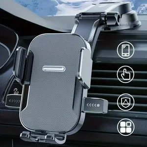 2pcs  A Multifunctional Car Phone Holder with a Suction Cup That Can Rotate 360 Degrees for Navigation.