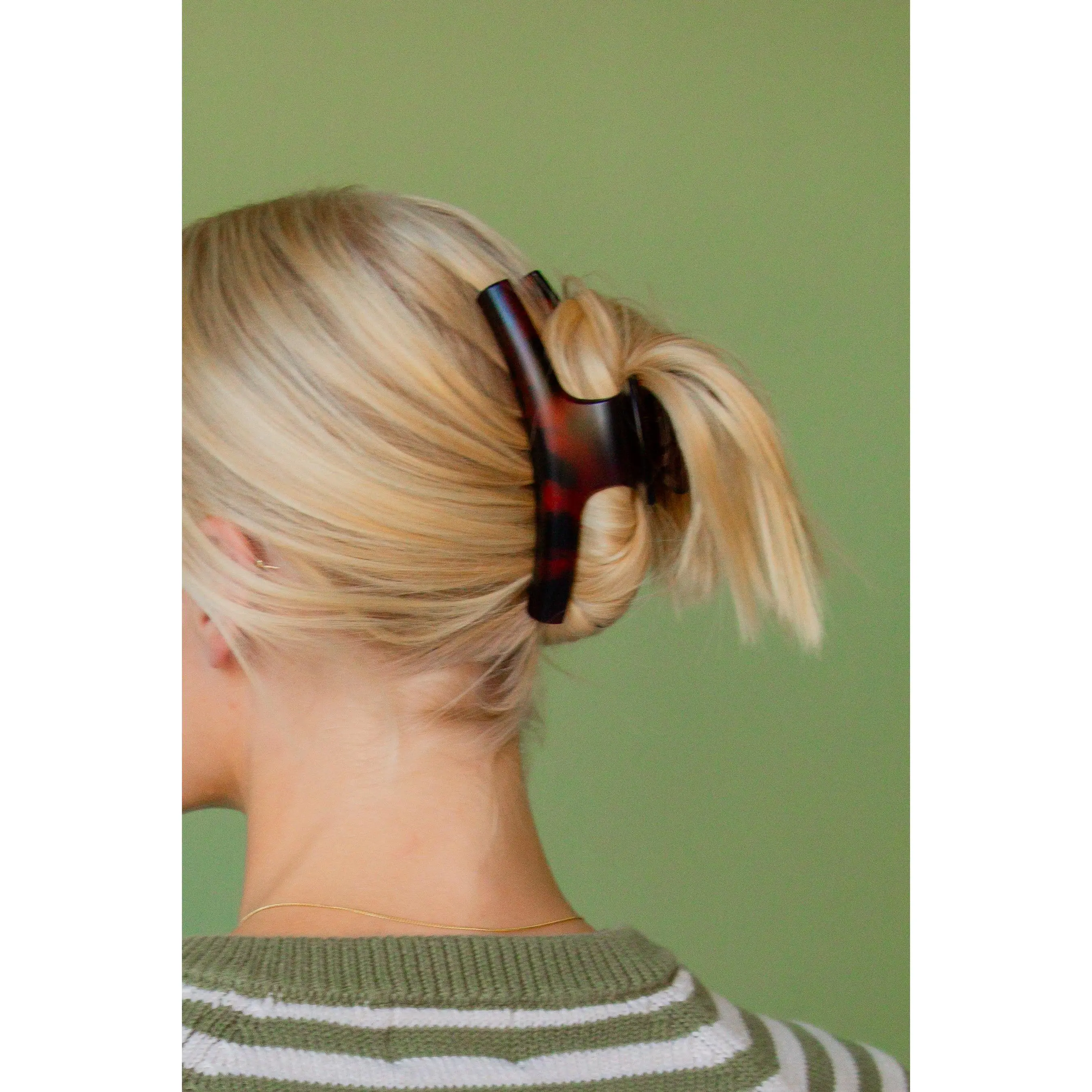 Earthy Toned Curved Claw Clip
