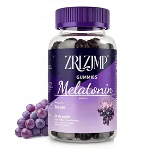 ZRLZJMP Melatonin Sleep Bear Gummies 26mg, Tasty Grape Flavor, Easy Bedtime Routine for Better Sleep, 60 Count