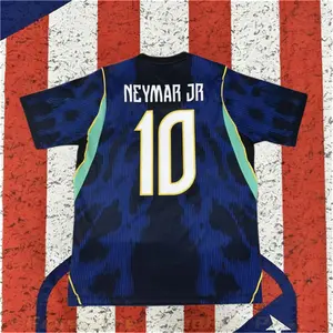 2026 Away New Black No.10 Neymar Short sleeve Soccer jersey