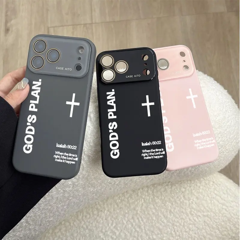 God's Plan Dopamine Ins Style Solid Color Phone Case with Ultra Skin friendly Touch, All Inclusive Lens Phone Case Suitable for Apple 17 16 15 14 13 12 - TikTok Shop God's Plan Dopamine Ins Style Solid Color Phone Case with Ultra Skin friendly Touch, All Inclusive Lens Phone Case Suitable for Apple 17 16 15 14 13 12 - TikTok Shop