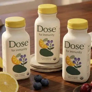 3 Packs Dose Immunity Shot with Vitamin C Zinc Elderberry and Ginger Citrus Berry Wellness Drink, 2 oz