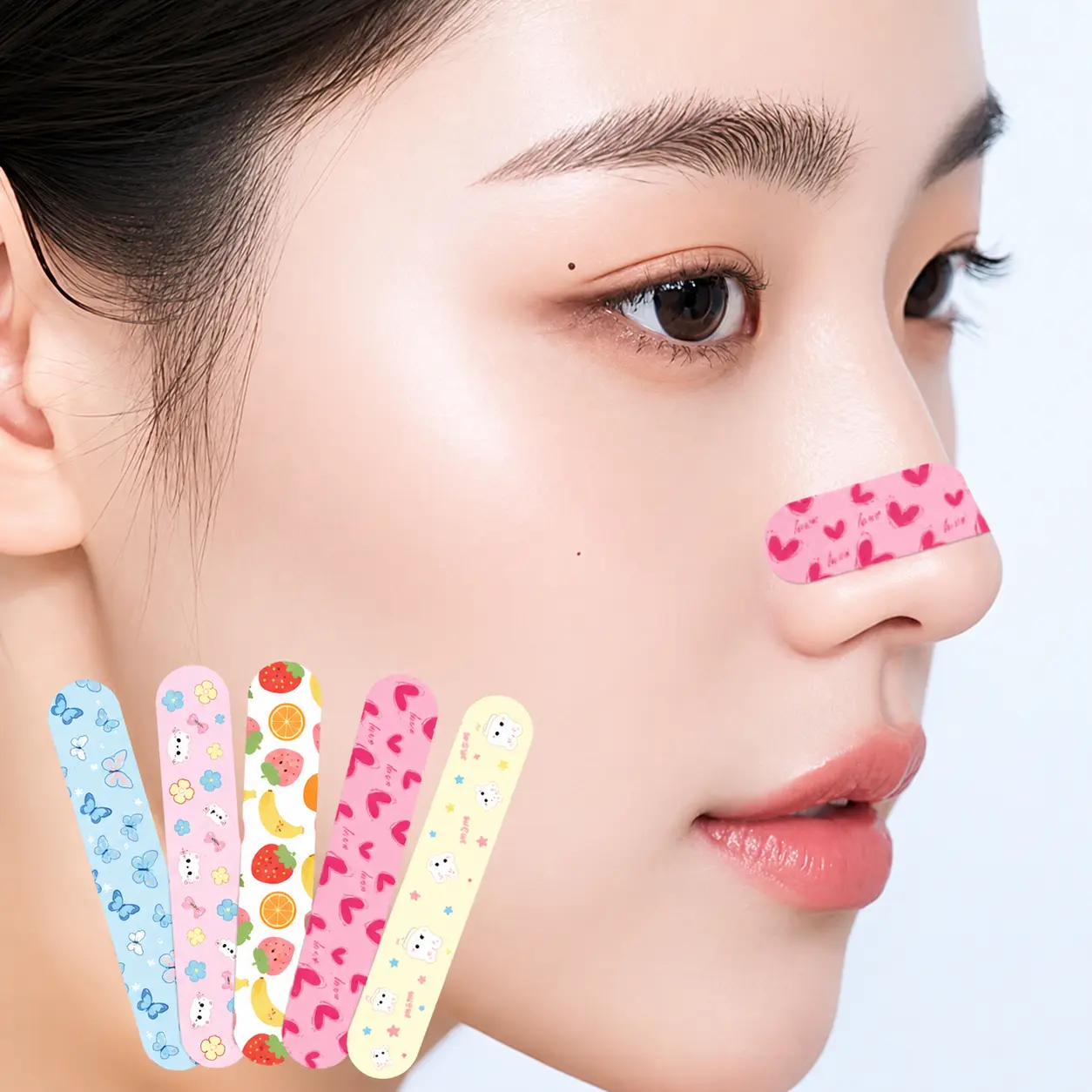 Photo-Ready Nose Shaping Tape, Invisible Adjustable Nose Lift Strips, Slim Nose Look Patch for Makeup, Selfies & Confidence Boost