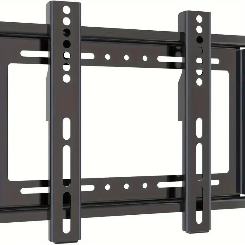 Universal TV Wall Mount Bracket, Low Profile Fixed TV Mount, Metal TV Mount, Studless TV Mount for 14-43 Inch LED, LCD, Plasma TVs, Flat Screen Monitor Mount, No Electricity Needed