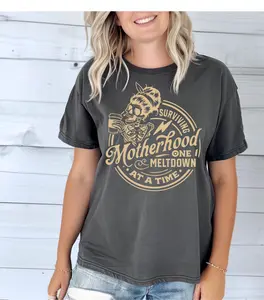 Surviving Motherhood one meltdown at a time Comfort colors t shirt Womenswear