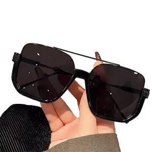 Unisex Aviator Sunglasses – Tinted Vintage Shades for Men & Women, Trendy Summer Fashion Glasses, All-Match Outdoor UV Protection, Stylish His & Hers Gifts, Perfect for Travel & Daily Wear