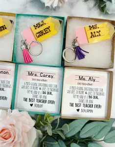 Teacher Gift! Pencil Keychain