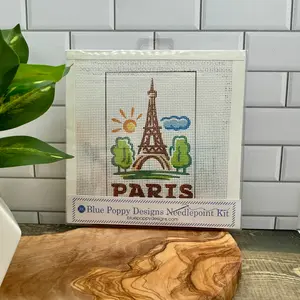 Paris Eiffel Tower Needlepoint Kit