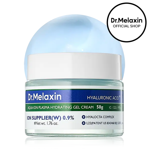 [Dr.Melaxin Official] Aqua Ion Plasma Hydrating Gel Cream | Moisturizing, L22, Brightening, Anti-aging | Korean Cosmetics | 50ml