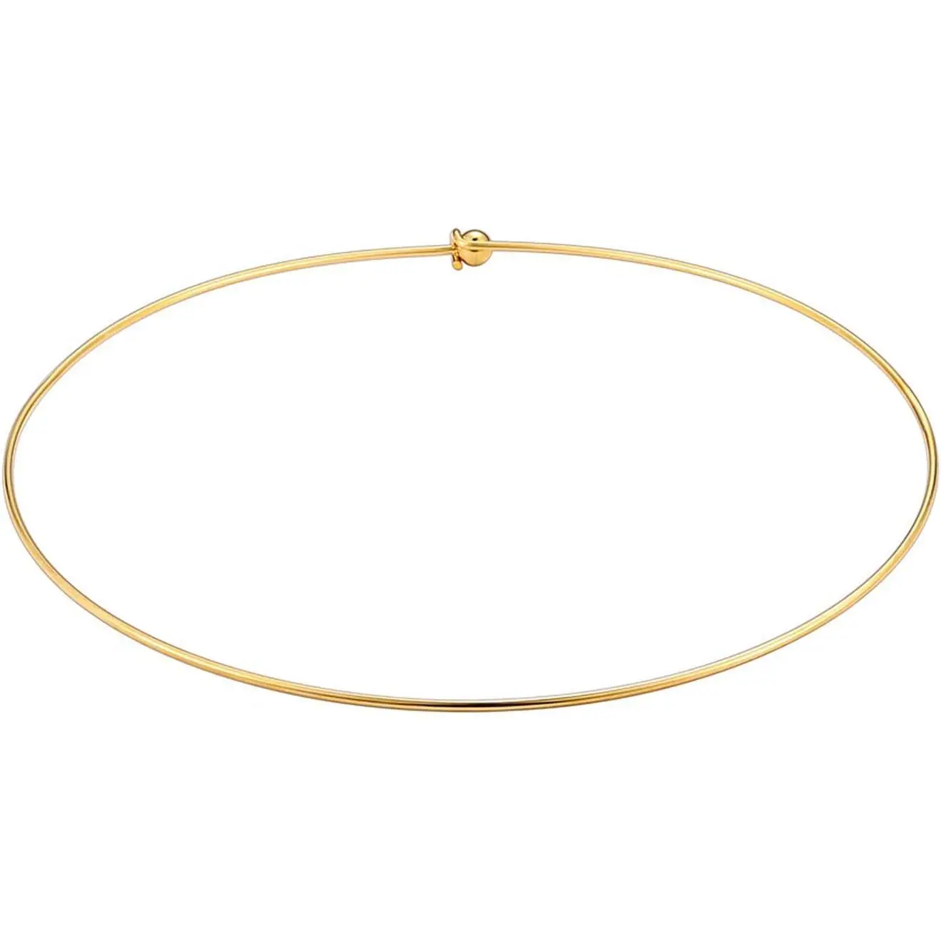 Stainless Steel Silver Choker Necklace for Women