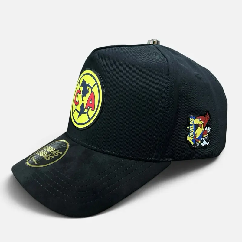 Men's Full Black America Adjustable Snapback Baseball Cap Suede Visor - Classic Design, Outdoor Sports Cap, Stylish Functional Fashion Hats Accessory
