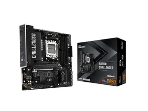 ASRock B850M Challenger AM5 AMD B850 Micro ATX Motherboard ASRock B850M Challenger AM5 AMD B850 Micro ATX Motherboard