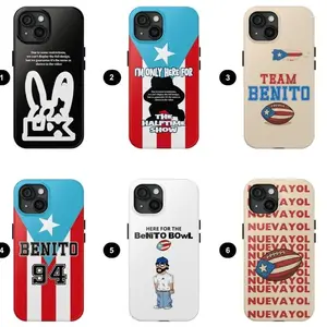 Bunny Super phone cases and Benito Bowl protective accessories, compatible with iPhone 17-11 Pro Max/Plus and Samsung Galaxy S23-25.
