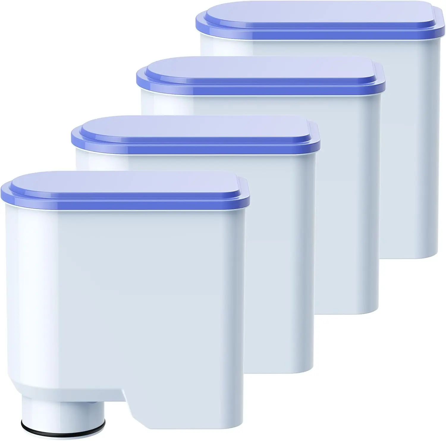 AquaClean Water Filter for  Coffee Machines, 4-Pack Aqua Clean Filter High-Efficiency Coffee Machine Water Filter, Improves Coffee Taste & Protects Machine