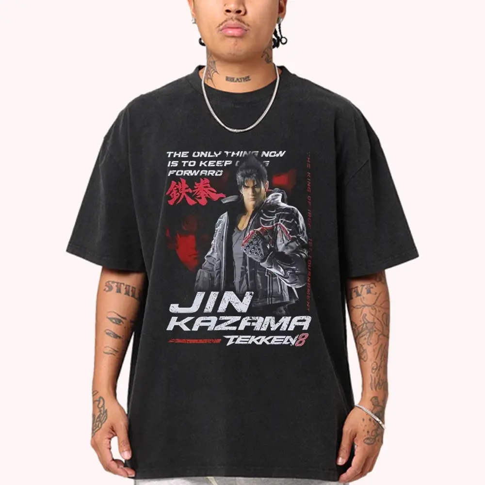 Tekken 8 Next Gen Gaming Graphic Tee With Retro Arcade Streetwear Vibes HY3010