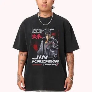 Tekken 8 Next Gen Gaming Graphic Tee With Retro Arcade Streetwear Vibes HY3010