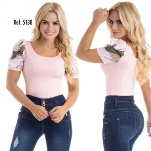 Blusa Colombiana Unitalla 8-10 Peach Color