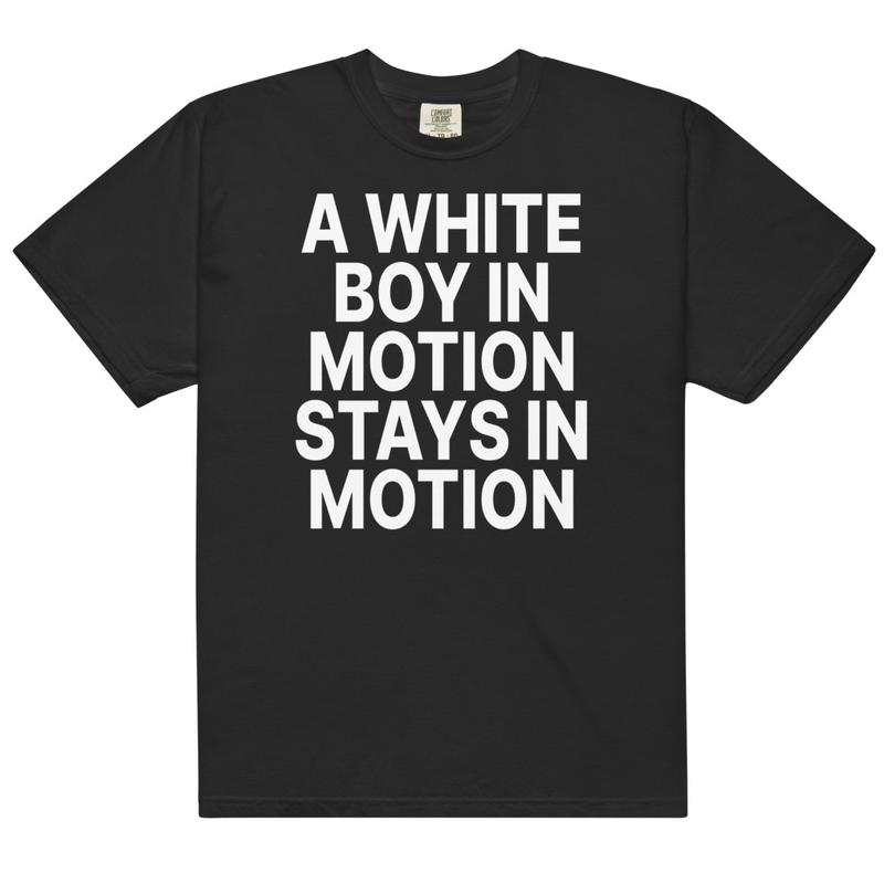 A White Boy in Motion Unisex t-shirt