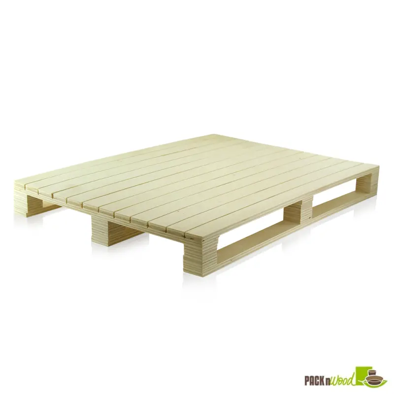 Packnwood 210WP4030 Wood Pallet - 15.75" x 11.8" x 1.7", 8.9 lbs, for Enticing Culinary Presentation (DIY Woodwork, Toys & Hobbies Use)