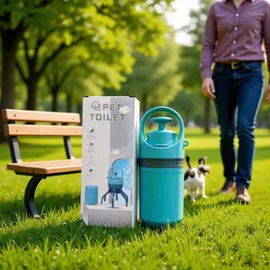 Touchless Pet Poop Grabber, Zero Contact Dog Walk Essential, Ew-Free Waste Collector, Aesthetic Design for Easy Cleanup