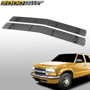 Black Billet Grille Insert Fit For Chevy Blazer/C/K Pickup/Suburban/Tahoe 94-99