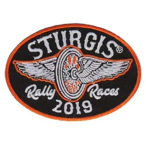 2019 Sturgis Rally 79th Anniversary Flying Wheel Biker Rally Patch