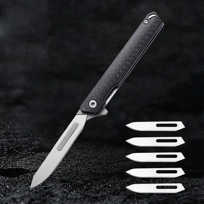 Gentleman Mini Folding Pocket EDC Utility Tool - Compact, Durable EDC Knives, Versatile Tools, Multipurpose Gadgets for DIY, Daily Office Use, Multipurpose Tool