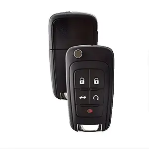 5 Buttons Remote Flip Key Compatible With Chevrolet Cruze 2011-2015