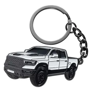Dodge RAM 1500 TRX Keychain Accessories, Cool Key Fob Cover for RAM Owners 2022–2023, For Truck Enthusiasts & Off Road Fans, Rugged Automotive Gift for Daily Carry