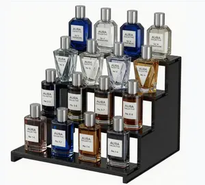Lifewit 4 Tier Black Display Stand for Cologne, Perfume, Figures, Cupcakes, Desserts, Spices & Fragrance Lifewit 4 Tier Black Display Stand for Cologne, Perfume, Figures, Cupcakes, Desserts, Spices & Fragrance