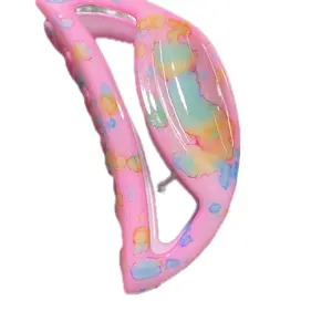 Octopus Claw Clips Hairstyle 1pcs - Pink with Colorful Design for Stylish Hair Accessory