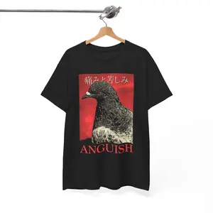 Anguish Pigeon Vintage Japanese T-Shirt SRU