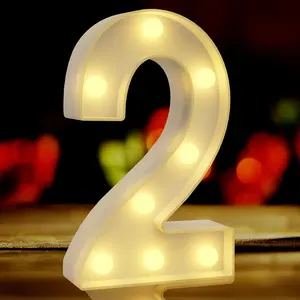 Marquee Light Up Numbers 2, Light Up Numbers for Party, Decorative Lights, Sweet Birthday Decorations for Him, Graduation Decorations, Xmas Decor, Decoración de Navidad para Exteriores