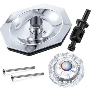 Compatible with Price/Avante Trim Kit, Applied for Tub and Shower Faucet, Push Pull Shower Valve Parts with Cartridge, Escutcheon, Screws, Sleeve, Handle and Gasket ()