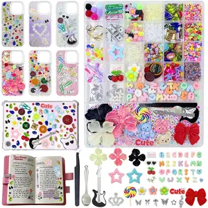 2280 count Junk Case Charms Kit,Y2K  Phone Cases Charms Bow Flower Letter  Accessories Beads for DIY Craft Scrapbooking  Making